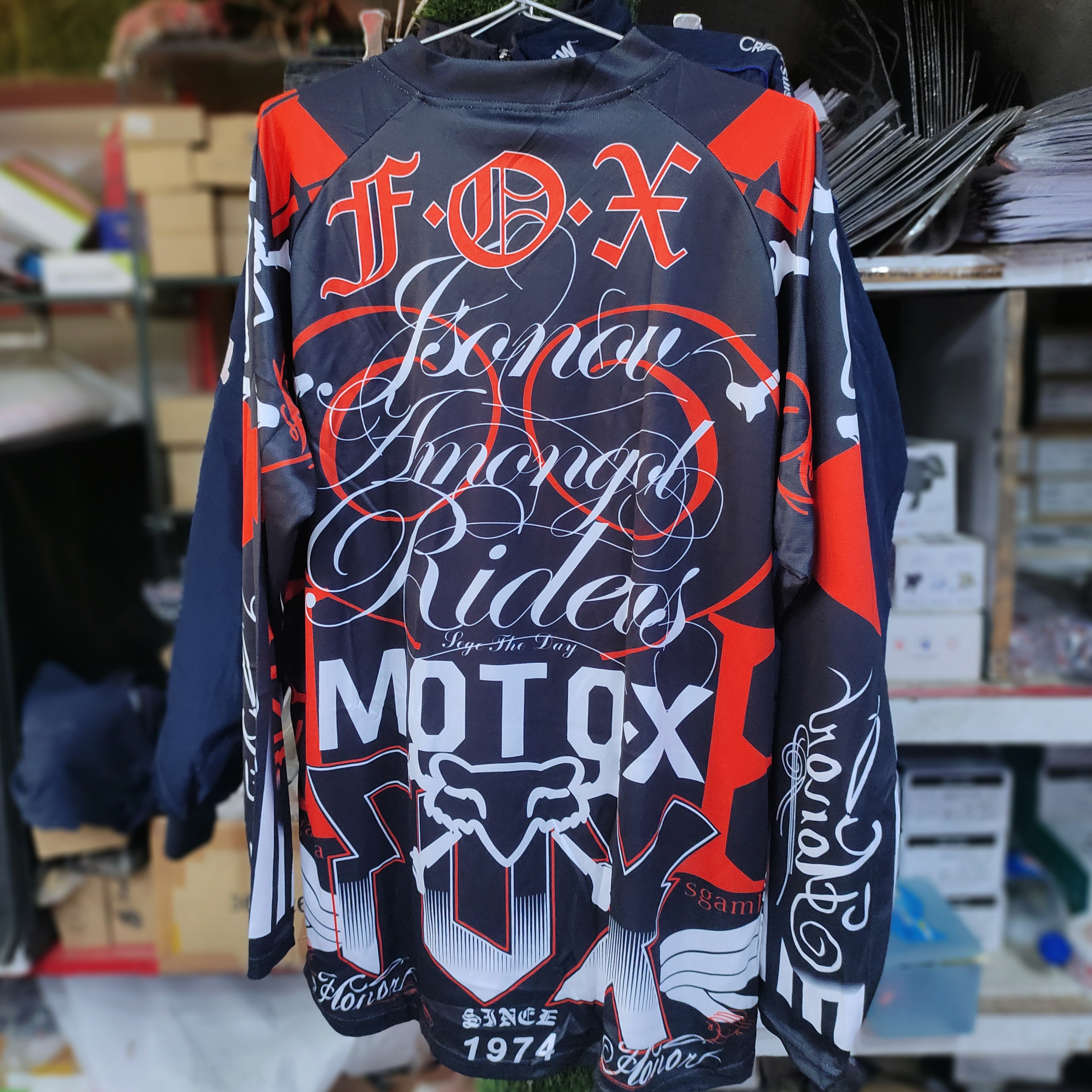 Fox Motocross Riding T Shirt Full Sleeves