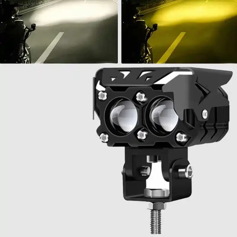 Dual Lens Fog Light Yellow/White