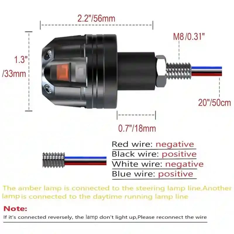 Handle Bar end Lights 