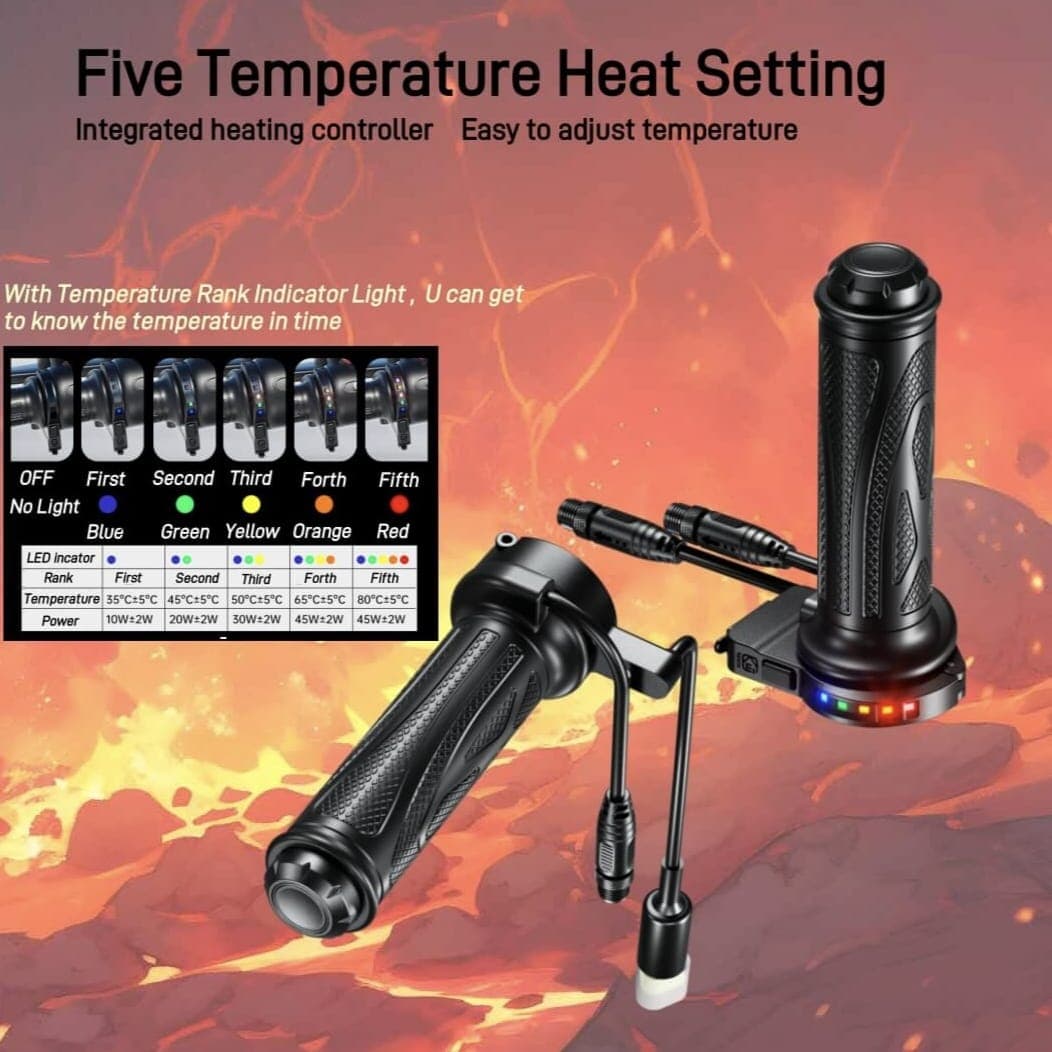 Motorcycle heated grips KWG-FR1-G2 