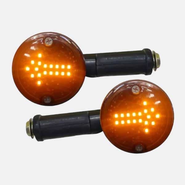 LED Indicator Round Arrow Running set of 2