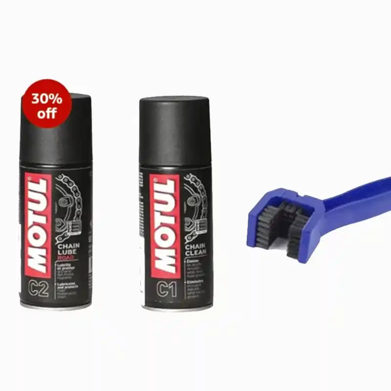 Motul C1 and C2 Chain lube and cleaner combo 